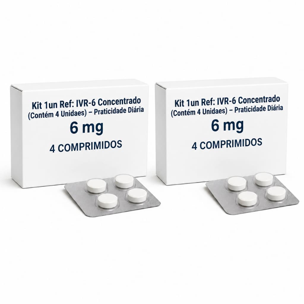 Kit 2un Ref: IVR-6 Concentrado (8 Unidades Internas no Total) – Combo Praticidade e Economia