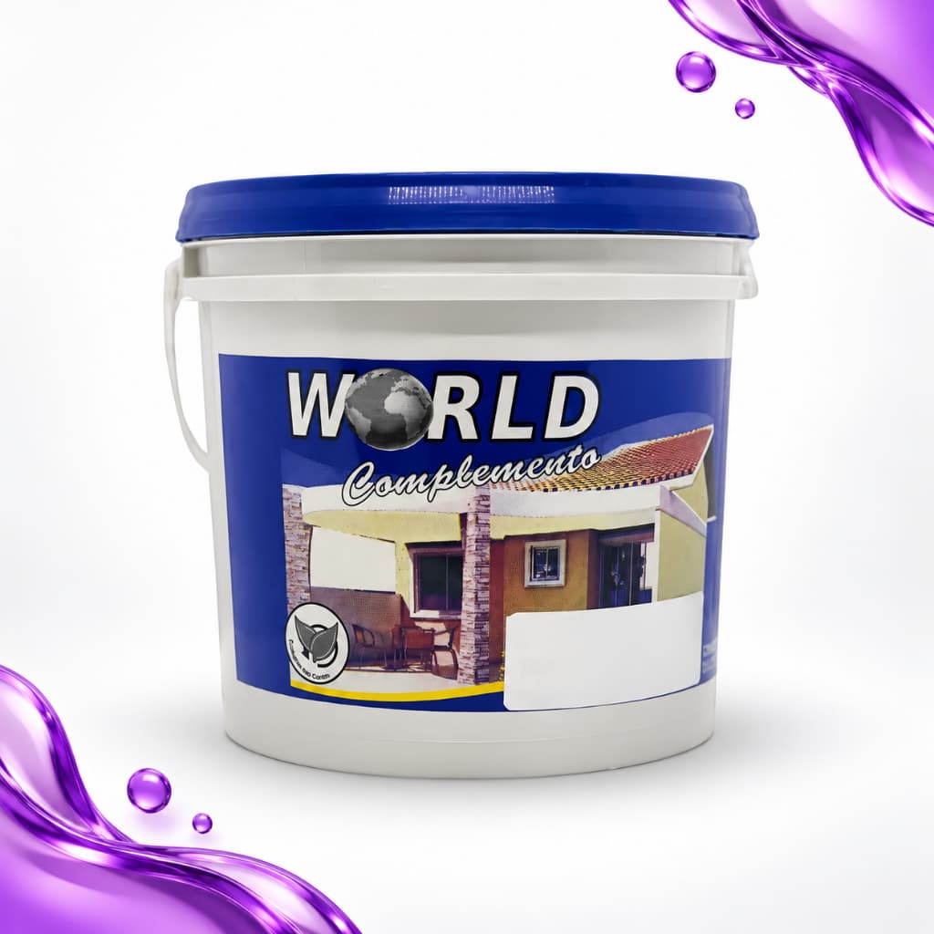 Massa Corrida PVA World 3,6kg Branca Uso Interno Parede Teto Reboco Gesso Nivelamento Pintura