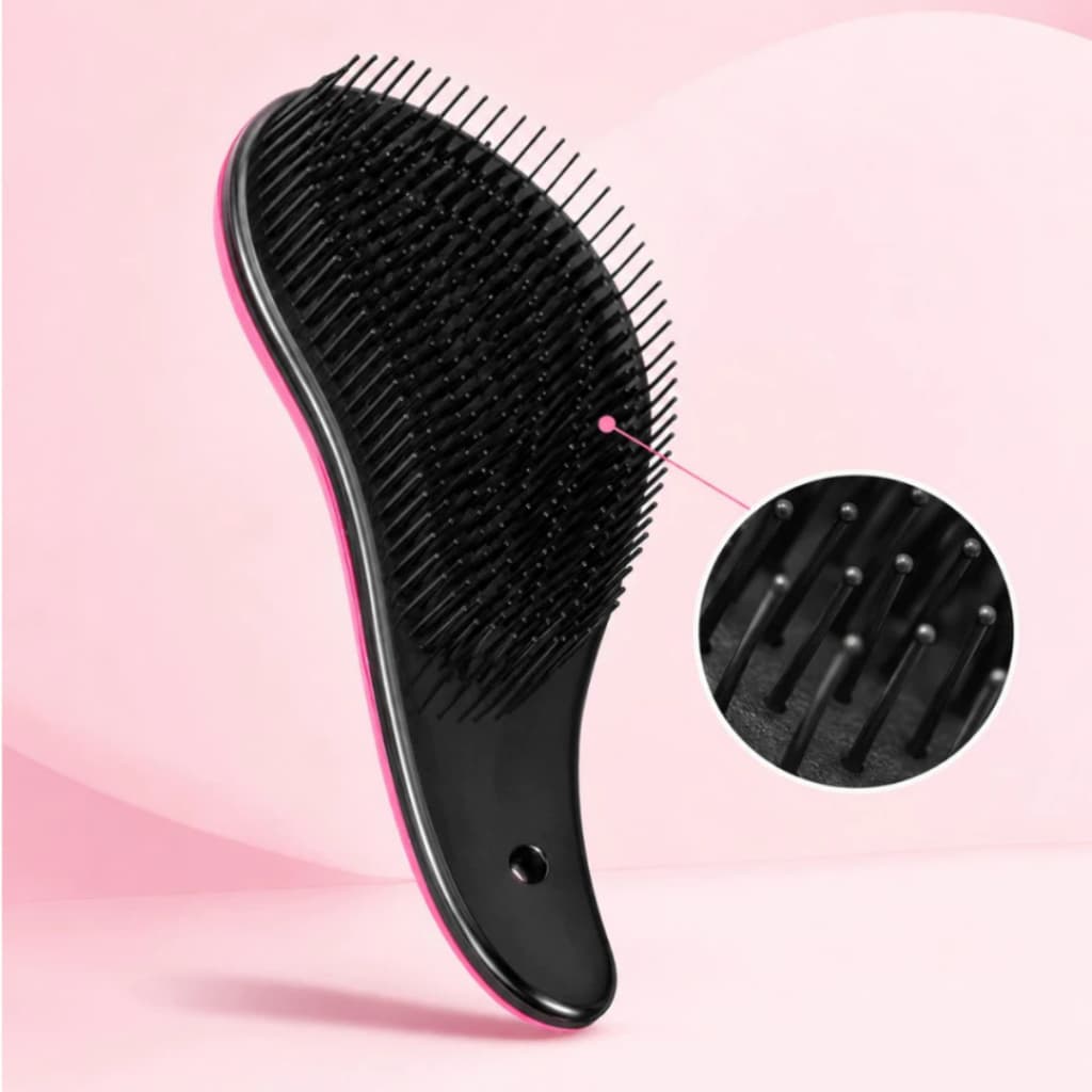 Kit 5 - Escovas Mágicas pra Cabelo - Anti Frizz - Para desembaraçar Cabelo - Escova De cabelo