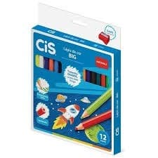 Lápis de Cor BiG CIS - 12 Cores
