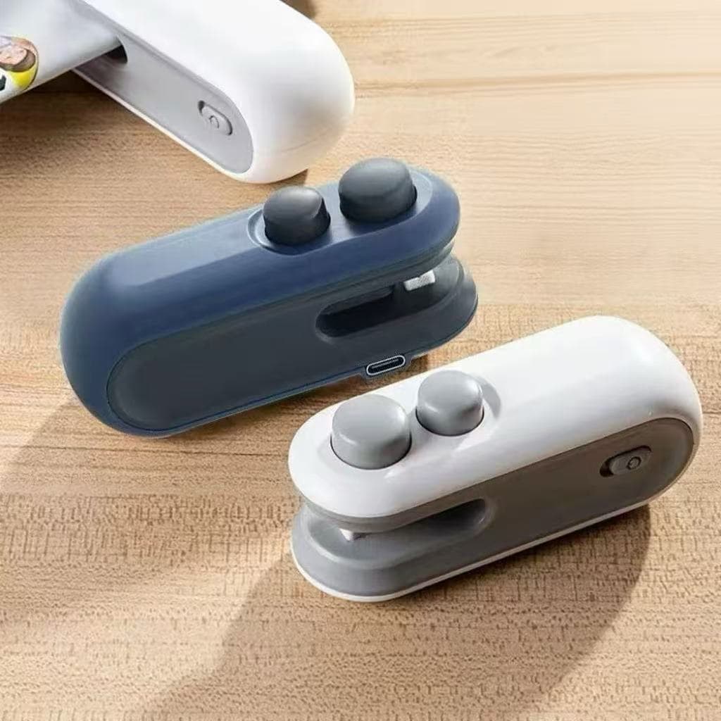 Mini máquina seladora de plástico recarregável para selagem de pilha de embalagens--Mwei Store