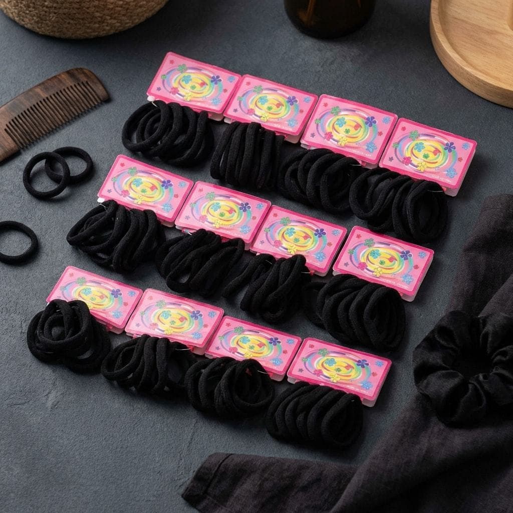 Kit 72 Unidades de Xuxinha de cabelo elastico de para cabelo rabico Scrunchie