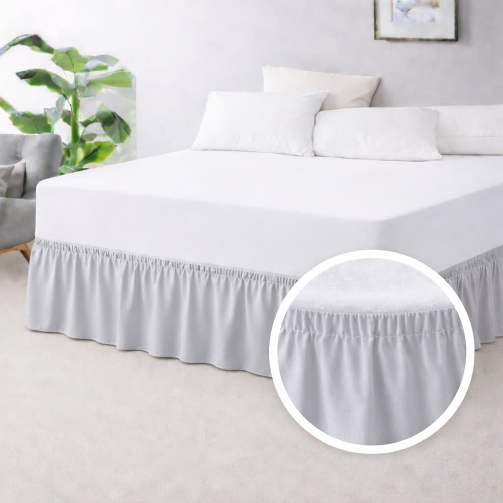 Saia Cama Box 300 Fios Tamanho Universal (Solteiro, Casal, Queen e King) Para Cama Box Size