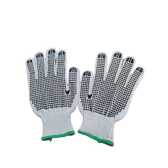 LUVA ALGODAO BRANCA  C/PIGMENTO TAM:"9" LDI SAFETY KIT 12 unidades