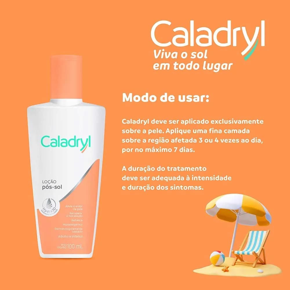 Loção Pós Sol Caladryl 100ml