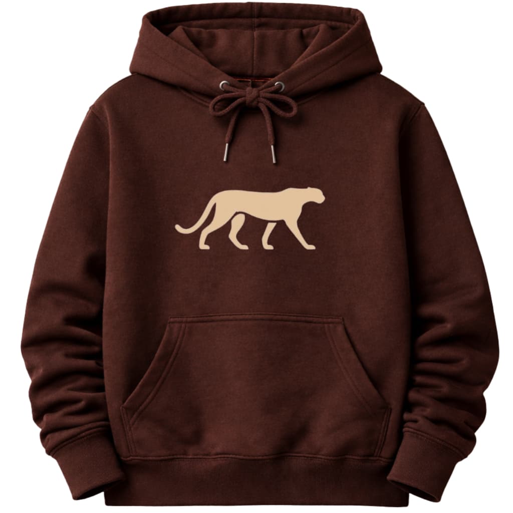 Moletom Canguru Masculino Pantera Minimalista Streetwear Premium Inverno Confortável Moda Casual Trend 2026