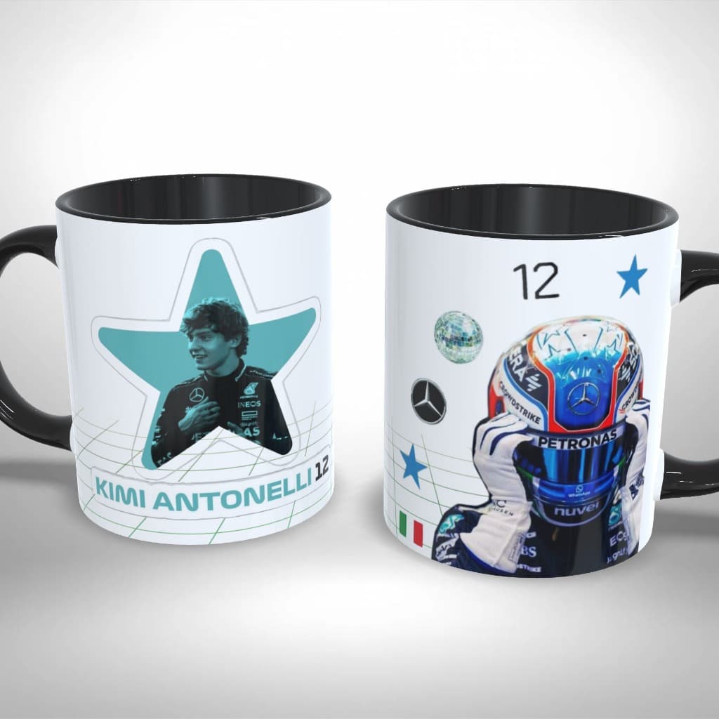 Caneca Personalizada - Automobilismo - Fórmula 1 - Kimi Antonelli