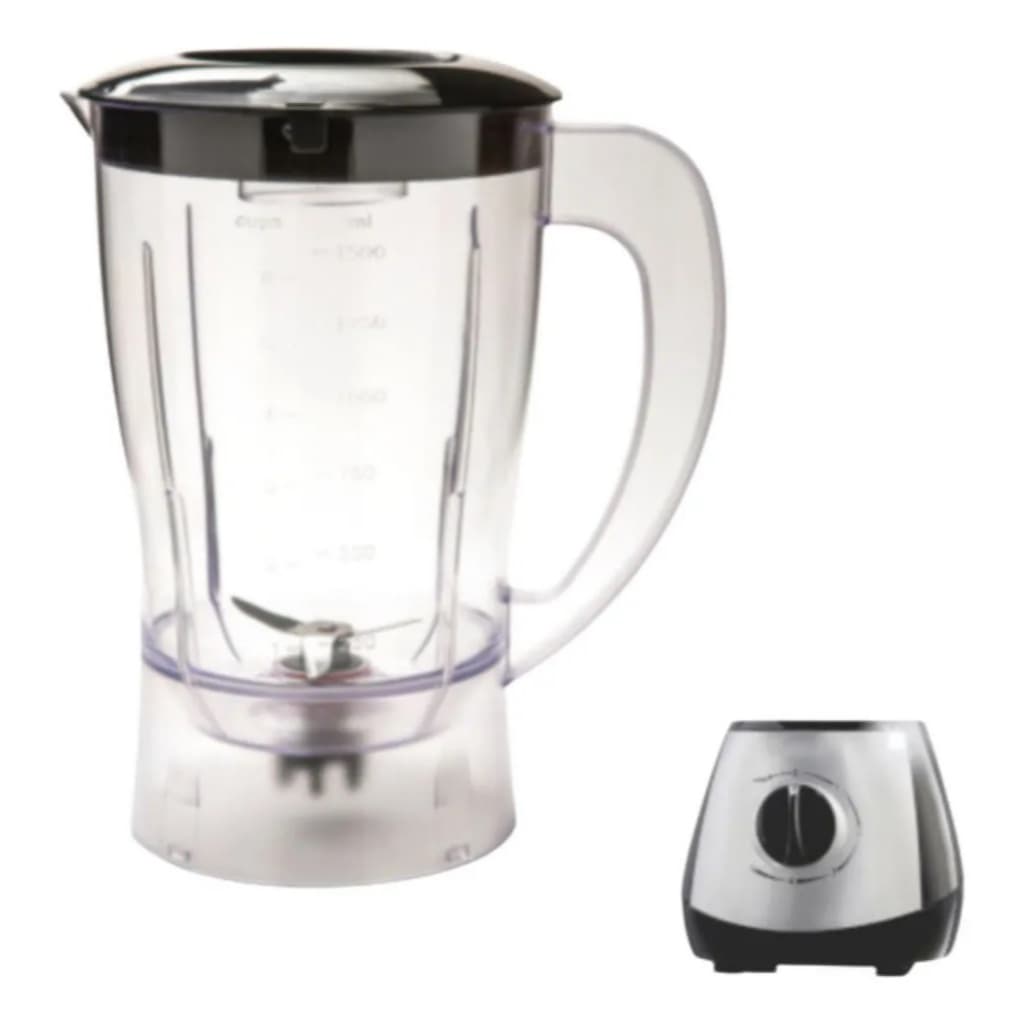 Copo acrílico preto para liquidificador Mondi@l Premium Vitamix, resistente e prático.
