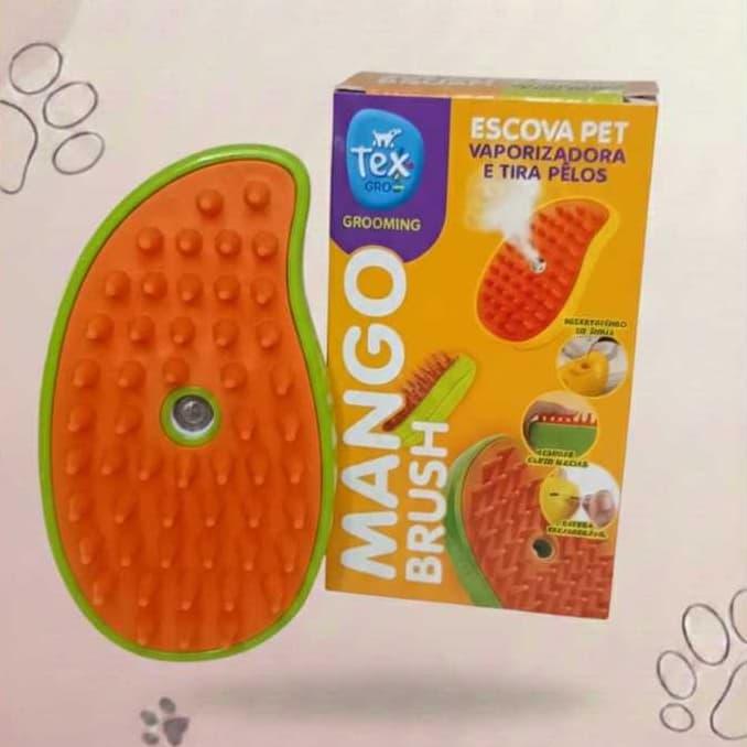 Escova a Vapor 3 em 1 para Gatos e Cães