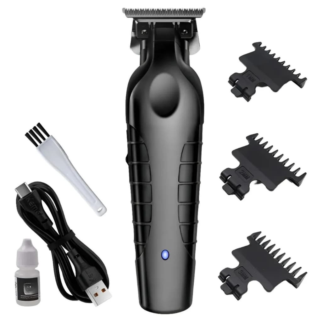 Kemei KM-2299 Corta Cabelo Bivolt Original - Máquina De Acabamento Profissional Nota Fiscal Garantia