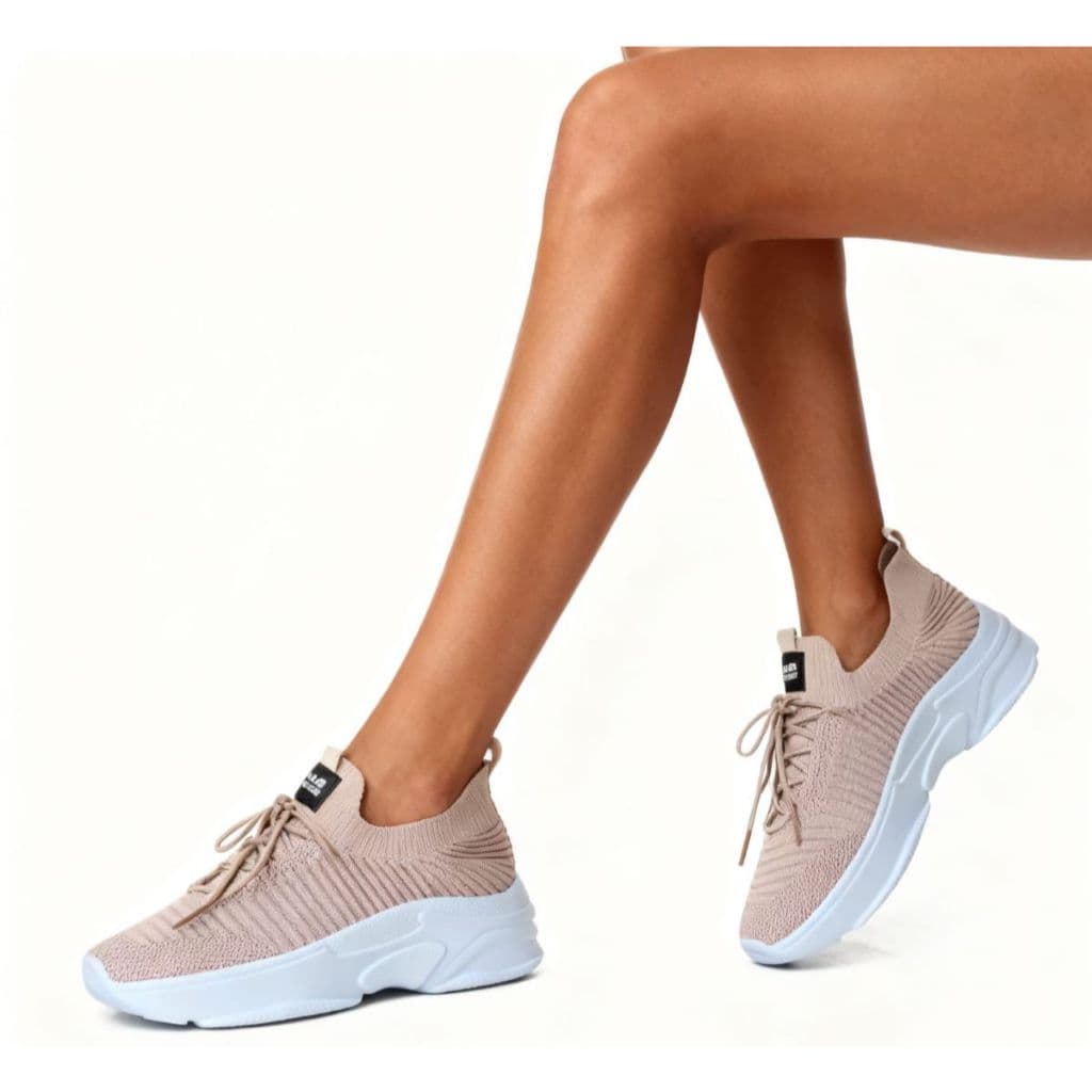 Tênis Meia Feminino Confortável Leve Academia Caminhada Corrida Casual Linha Premium
