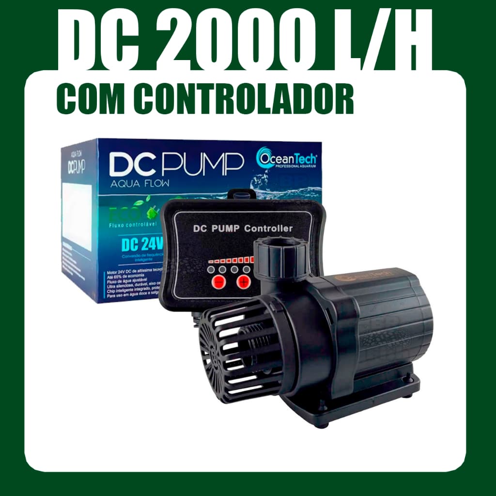 Bomba Submersa Eletrônica Dc 2000 Oceantech Bivolt Aquario