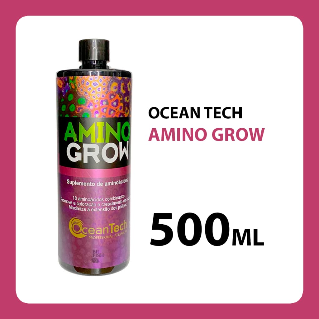 Amino Grow Ocean Tech Suplemento Aminoácidos Corais 500ml