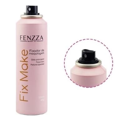 Fixador de Maquiagem Fix Make Fenzza Longa Duração Efeito Matte Spray Finalizador
