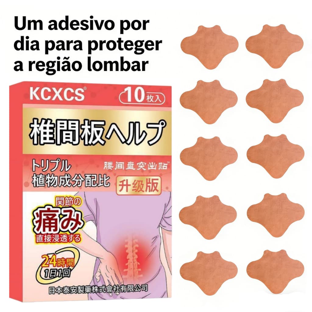 Patch para Hérnia de Disco Lombar | Alívio Rápido da Dor nas Costas