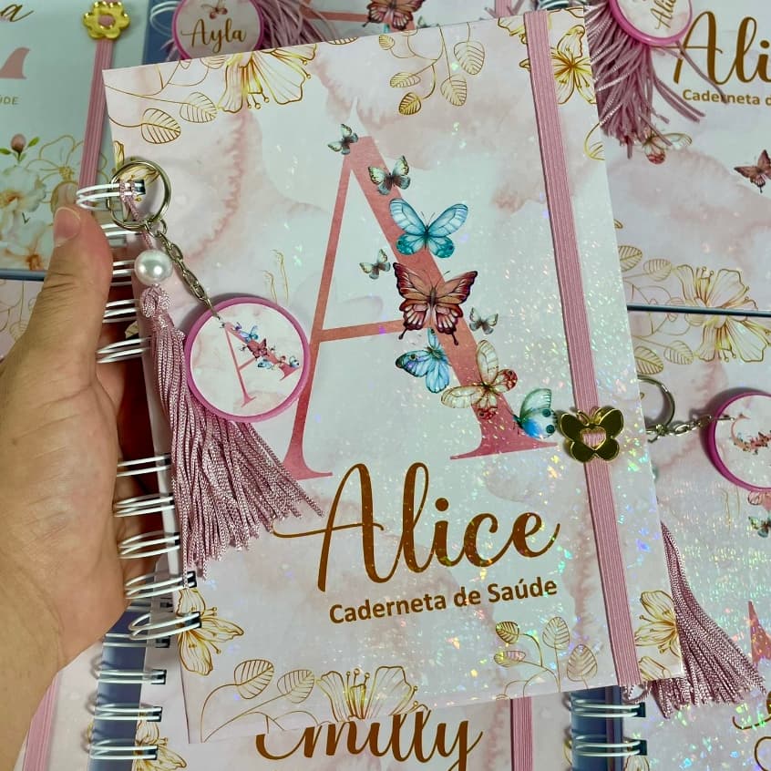 Caderneta de Vacinação Completa Personalizada Meninas