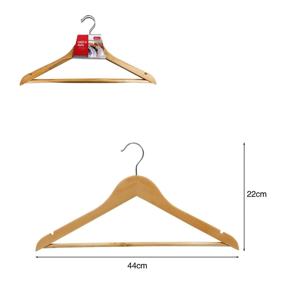 Kit Cabides em Madeira 6 9 12 Unidades Envernizado Reforçado Organização Marfim Guarda Roupas Closet