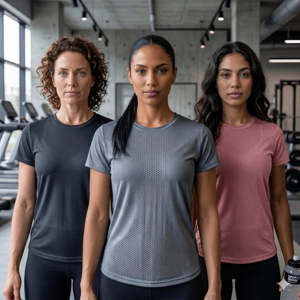 Kit 3 Camisetas Femininas Dry Fit Impulso Diário – Esporte e Performance