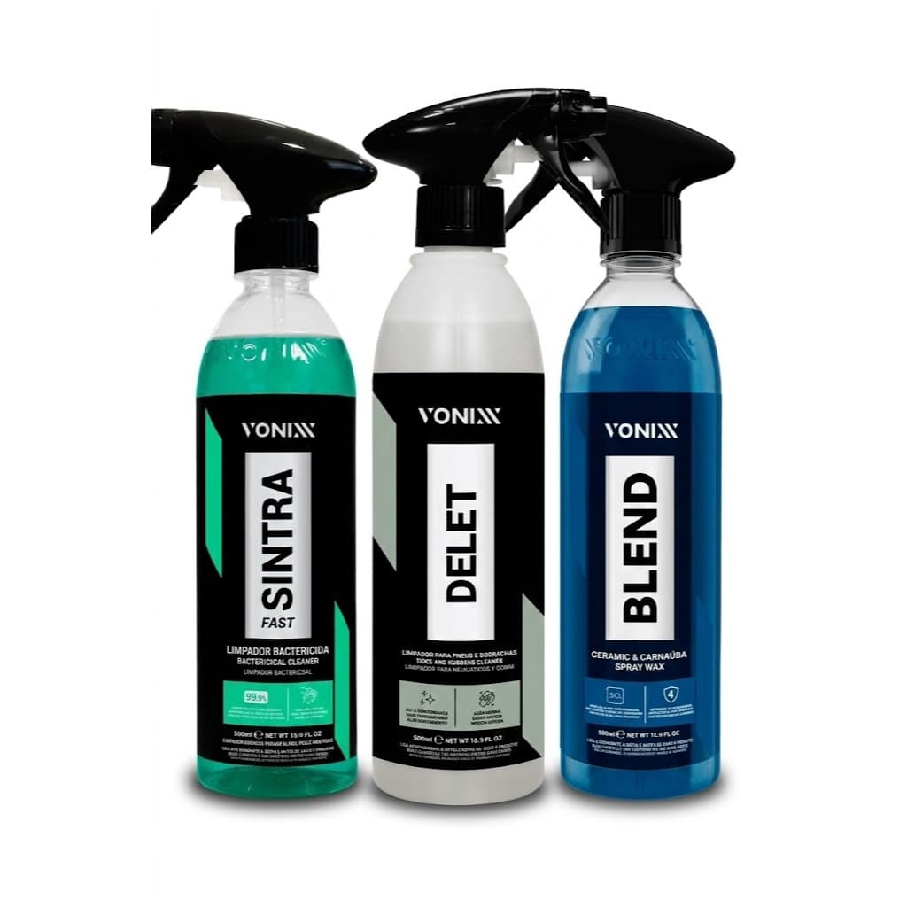 KIT TRATAMENTO VONIXX - BLEND 500ML + DELET 500ML + SINTRA FAST 500ML