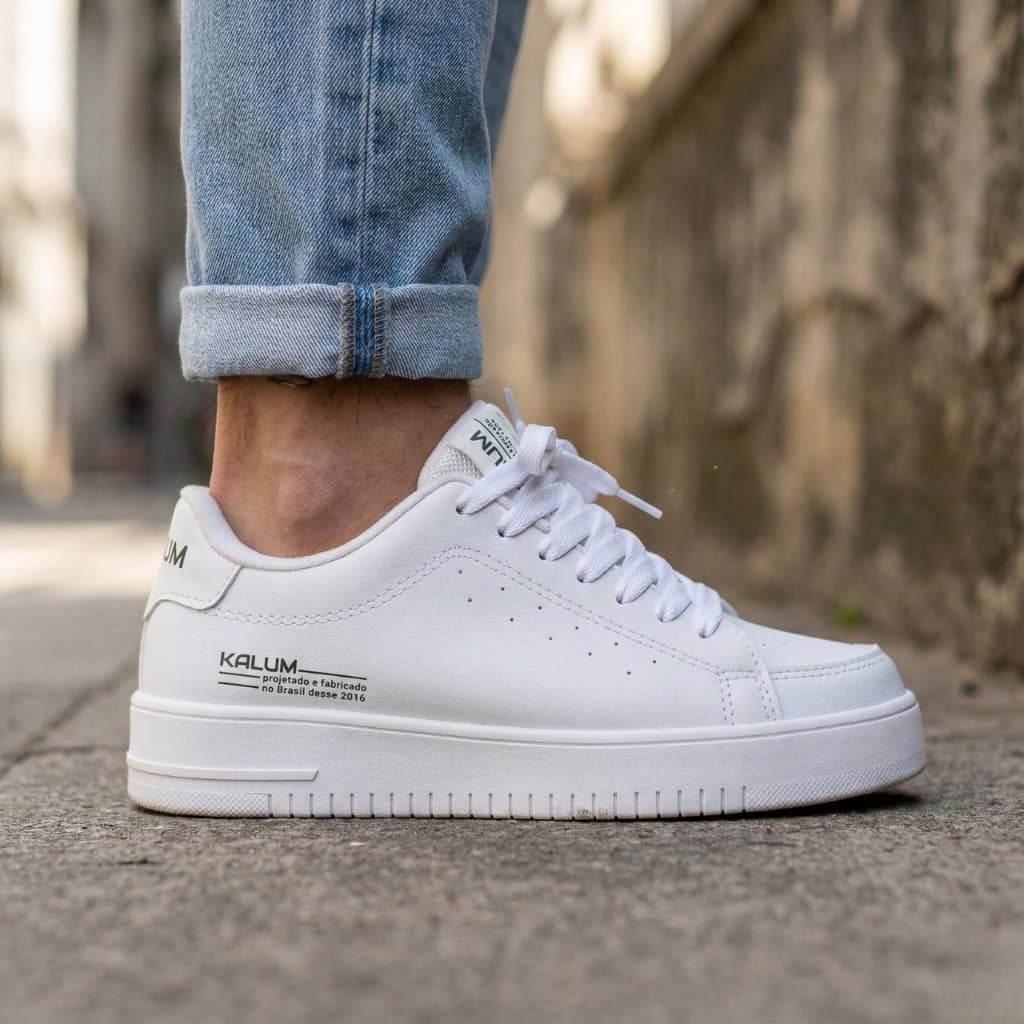 Tenis Masculino Olimp Sapatenis Em Couro Kalum Confortavel