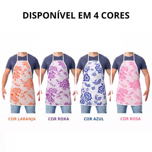 Avental Multiuso Impermeável Cozinha Churrasco Limpeza Salão – Protege a Roupa | Fácil de Limpar | Leve e Resistente
