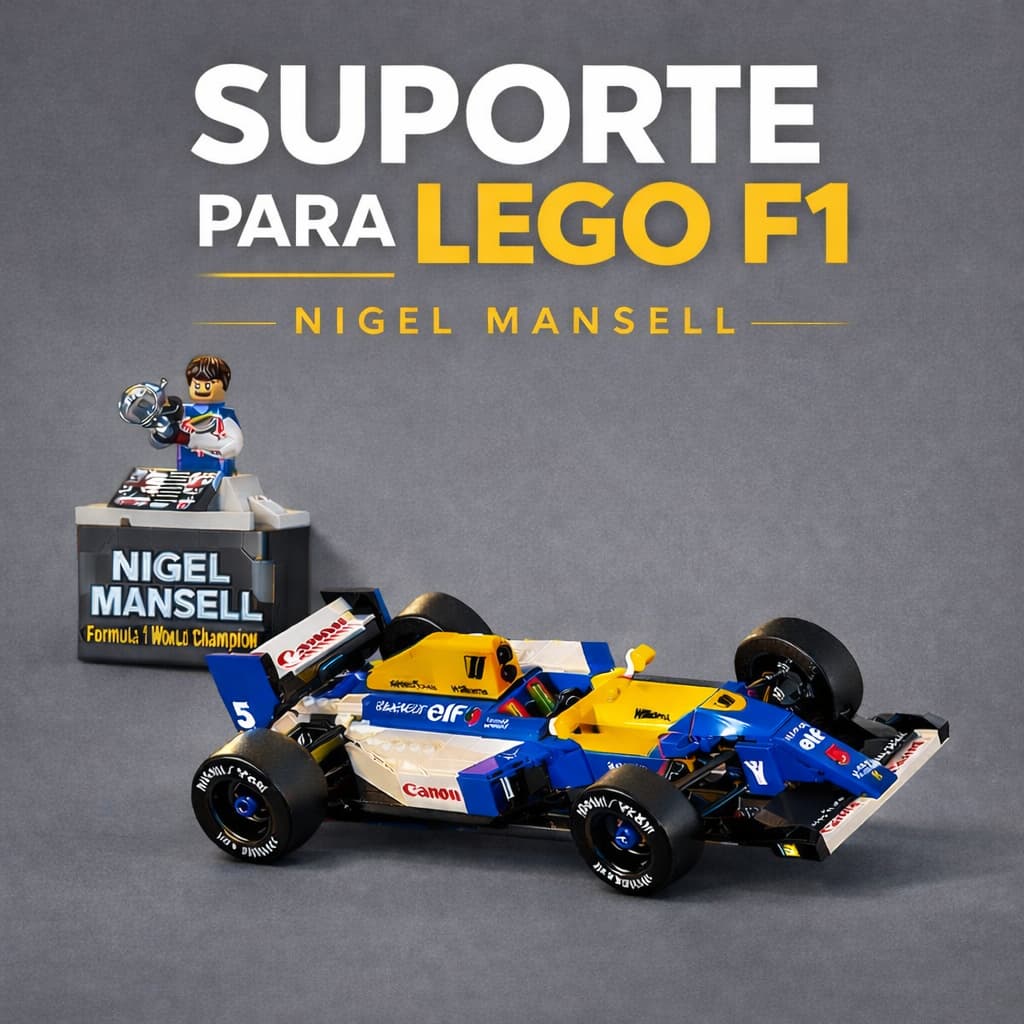 Suporte de Parede para LEGO F1 – Nigel Mansell 10353