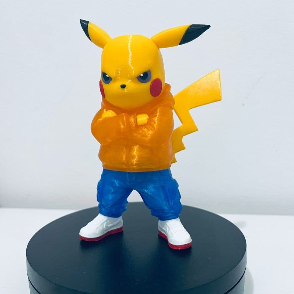 Boneco Pikachu Pokémon em Impressão 3D - Decoração - Colecionável - Urbano