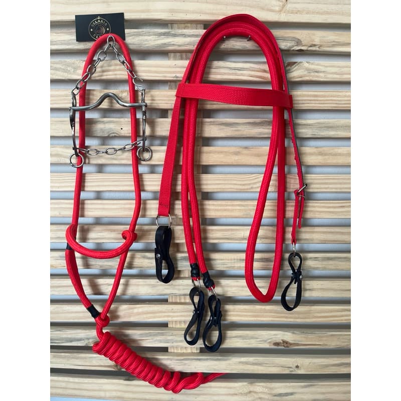 Freio Água Choca Leve Inox+Cabresto+Rédea+Cabeçada