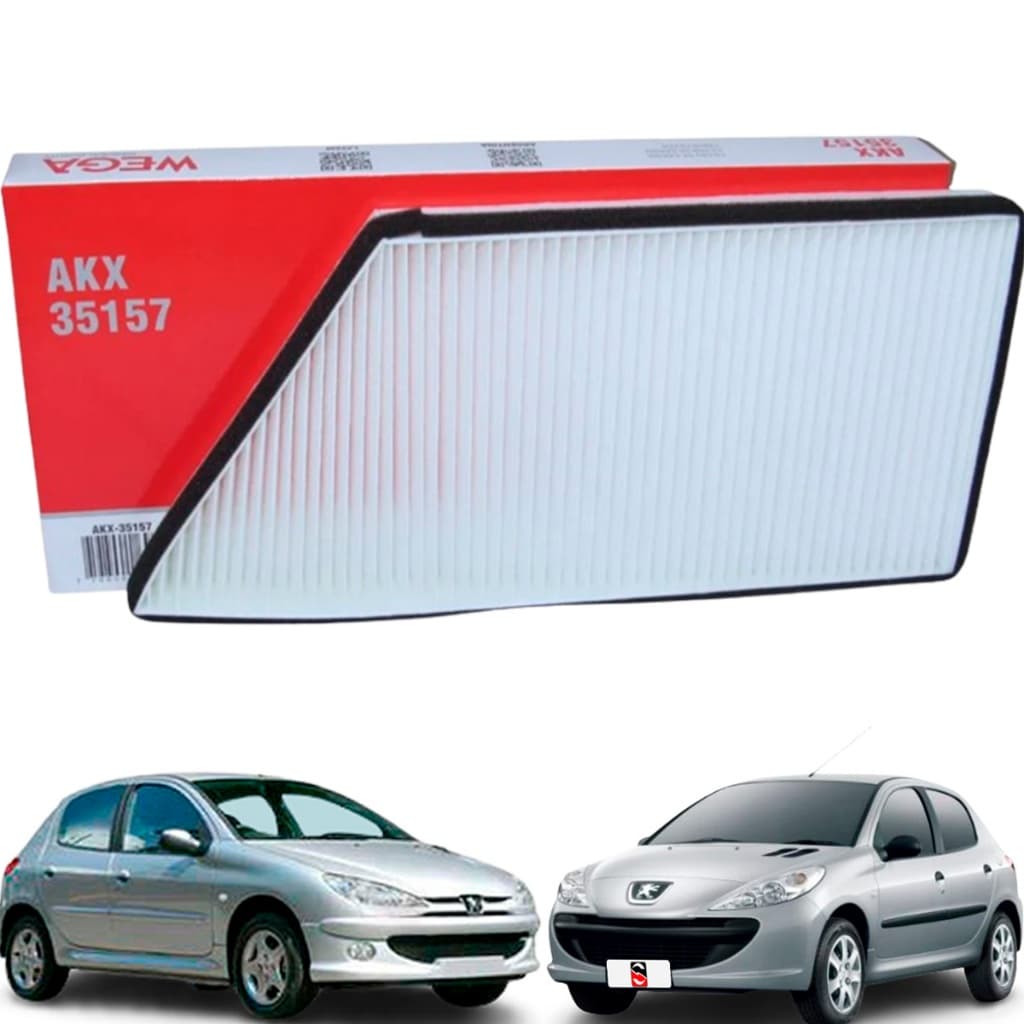 Filtro Ar Condicionado Peugeot 206/ 207 1.4 1.6 Akx35157
