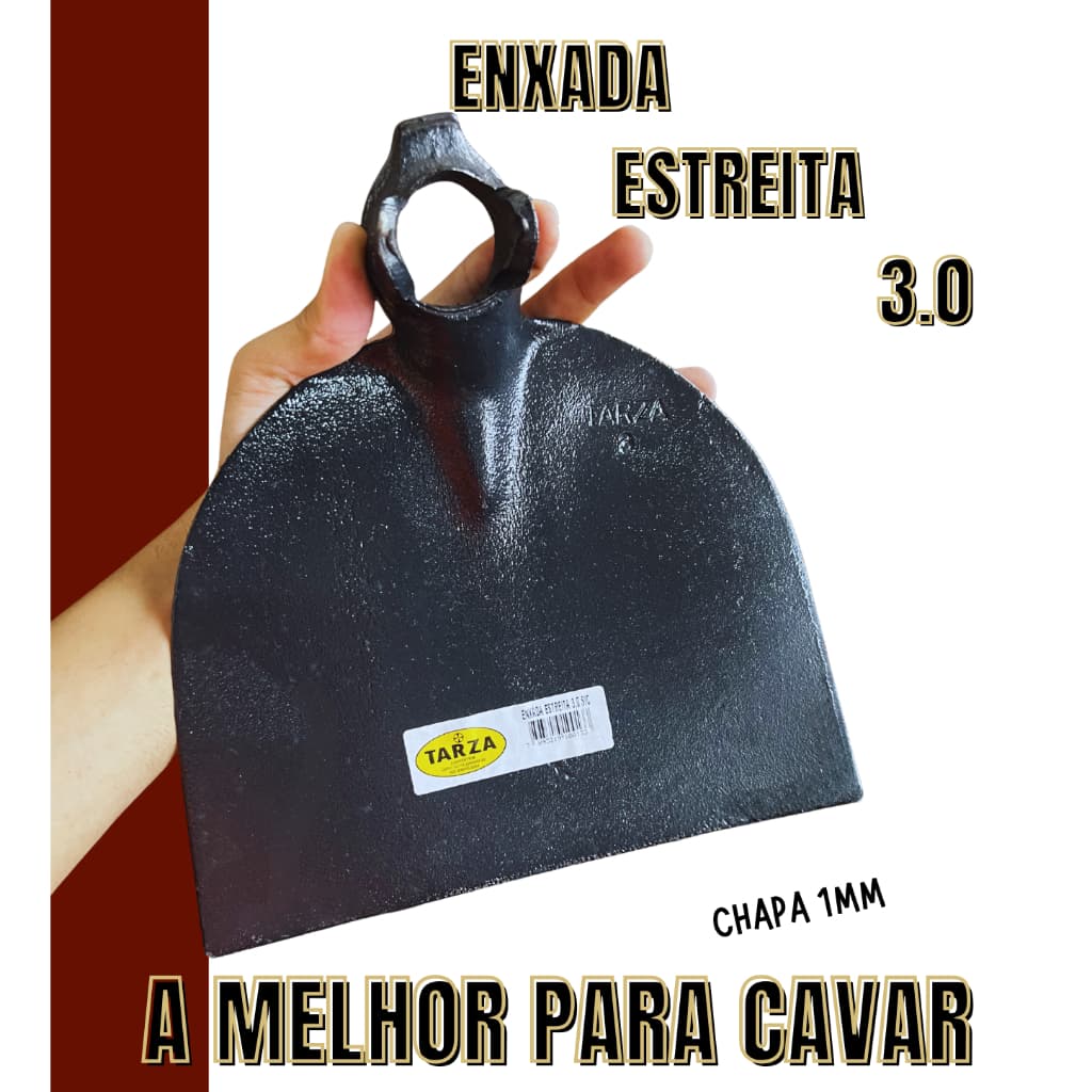 Enxada Estreita 3.0 Forjada Sem Cabo TARZA