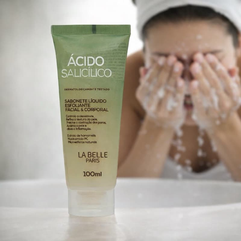 Sabonete Esfoliante Ácido Salicílico Facial e Corporal La Belle Paris