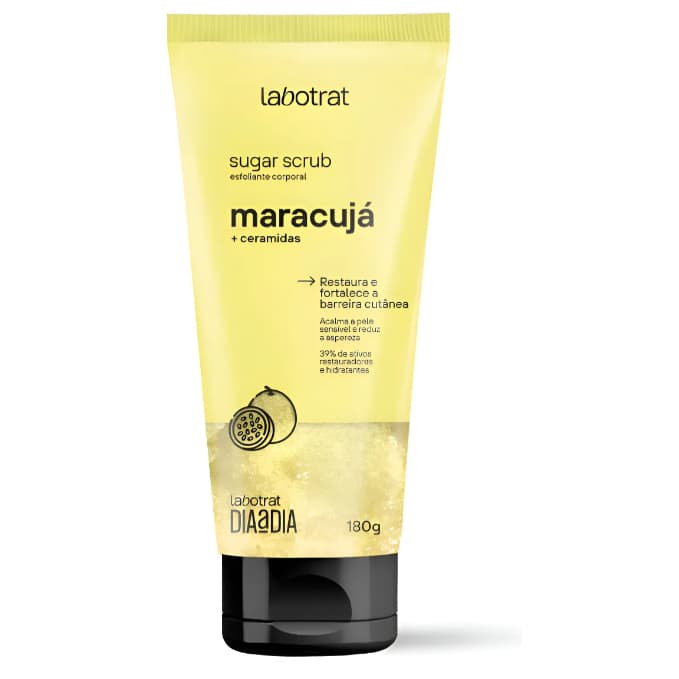 Esfoliante Sugar Scrub Maracujá 180g Labotrat + Ceramidas