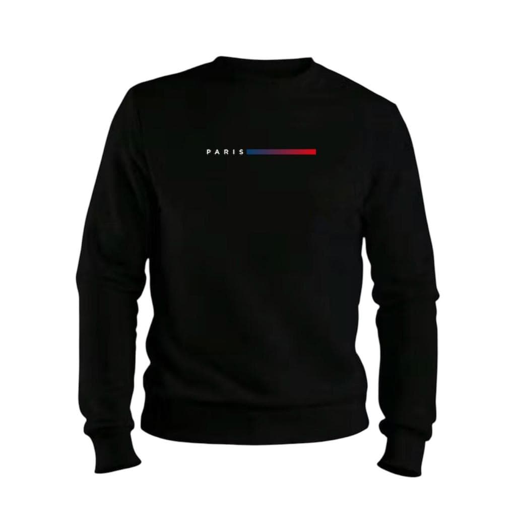 Moletom Gola Redonda Flanelado Blusa De Frio Unisex Paris