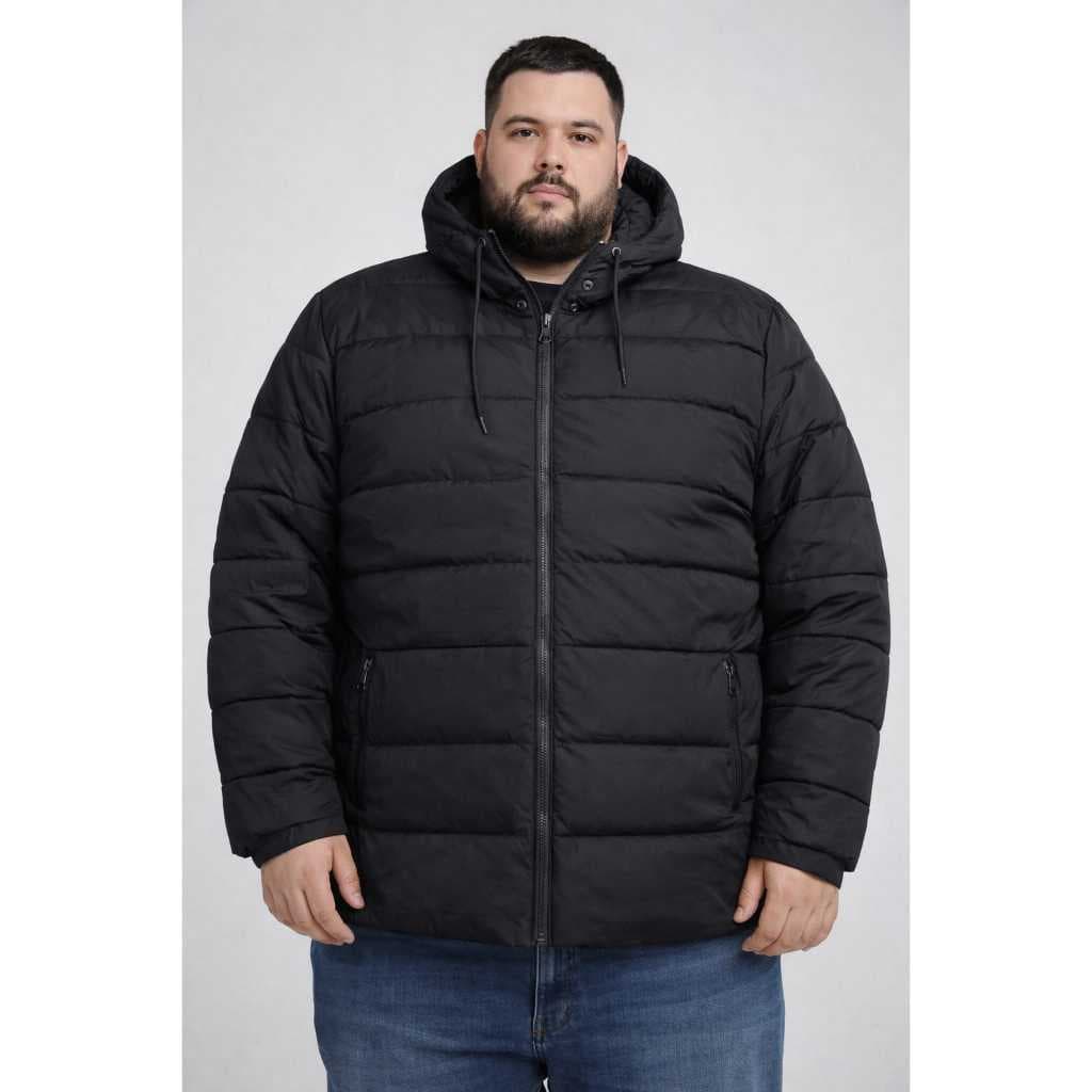 Jaqueta Bobojaco Masculina Plus Size com Fone de Ouvido e Forro de Pelinho