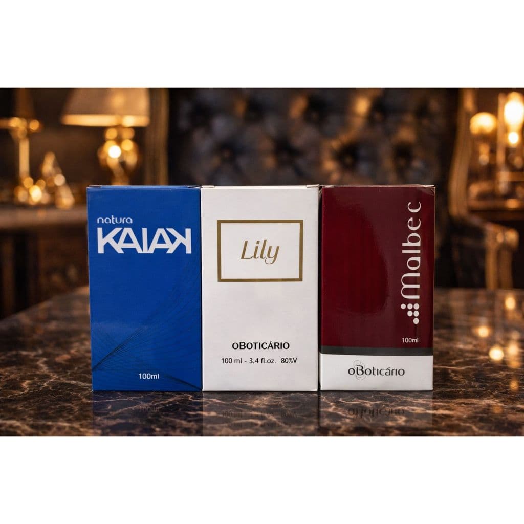 Kit 3 perfumes masculino 100ml cada