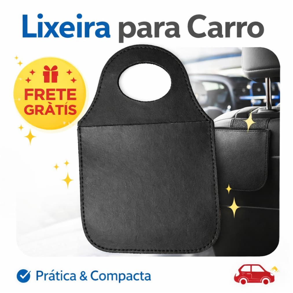 Porta Lixo para Carro no Câmbio Personalizado a Laser