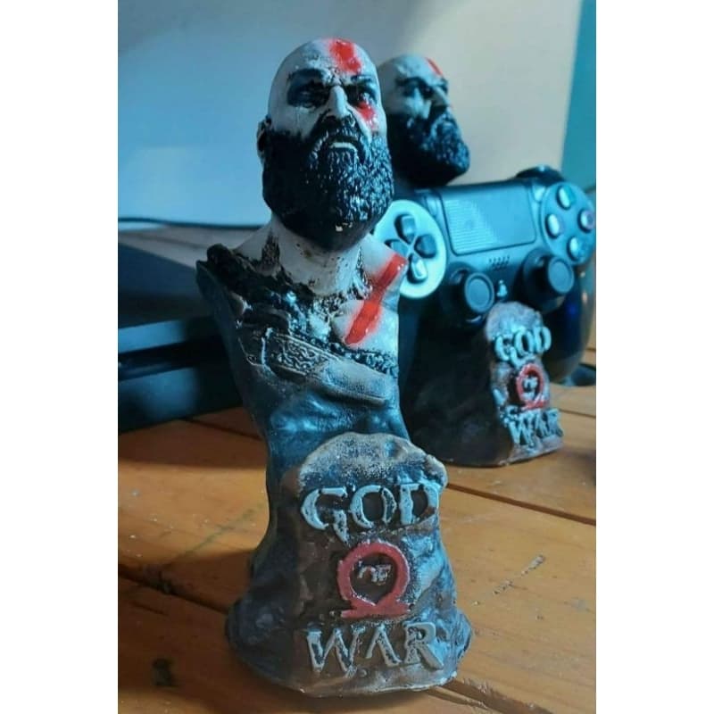 SUPORTE P/ CONTROLE DE PLAYSTATION 3 E 4 - KRATOS / GOD OF WAR