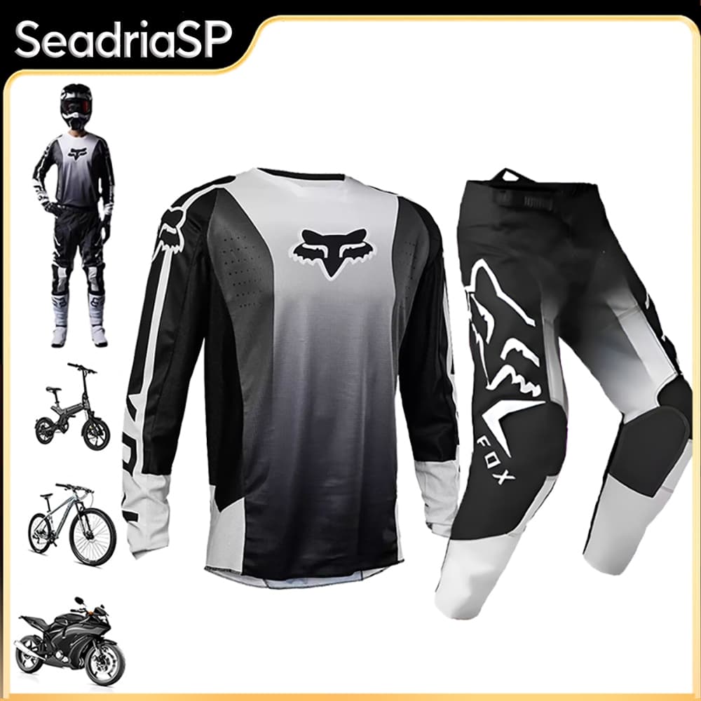 Conjunto Camisa Ciclismo Manga Longa Respirável Mtb Speed