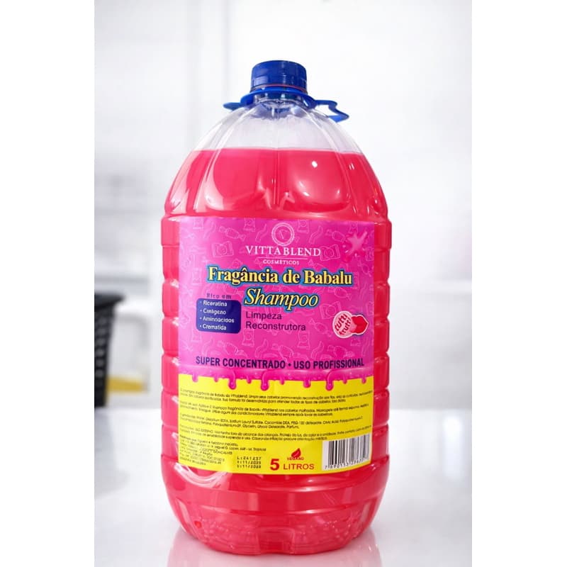 shampoo profissional Babaloo 5L vittablend cosmeticos