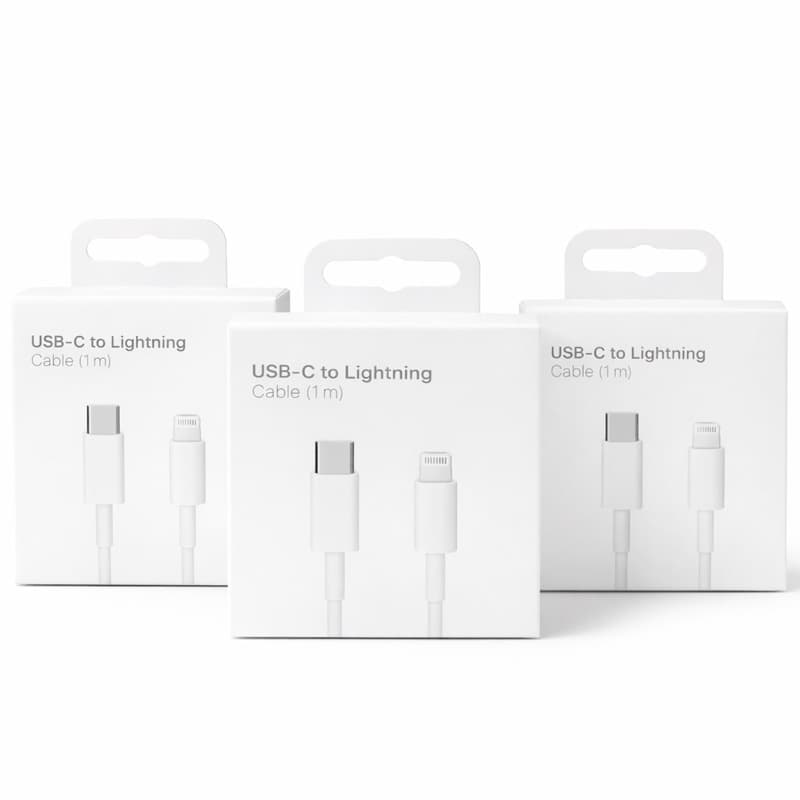 Cabo USB-C Tipo Lightning para iPhone com Carregamento Rápido 60W