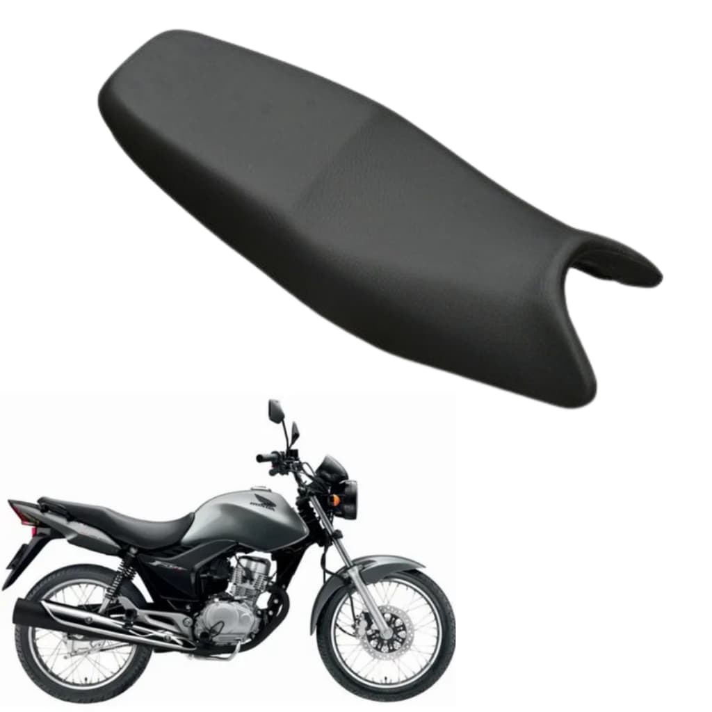 Capa de Banco Moto Titan 150 Preta 2004/2005/2006/2008
