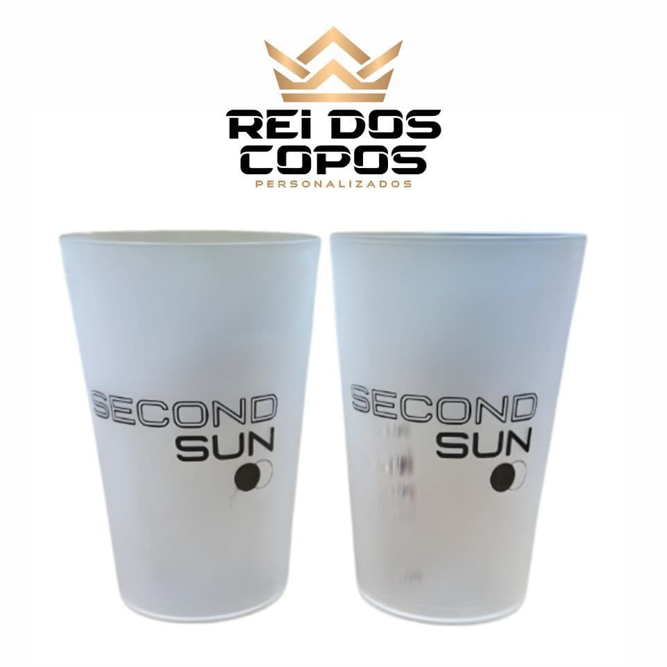 50 Copos 500ml Personalizados Festas Formatura Eventos Empresas Logo Confraternização Aniversário Empresas Logo