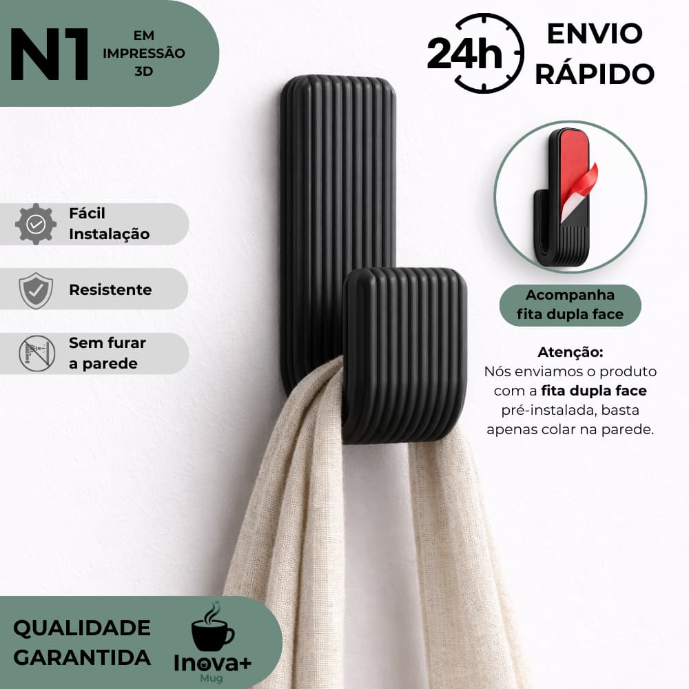 Suporte Adesivo de Parede | Utilidade Doméstica