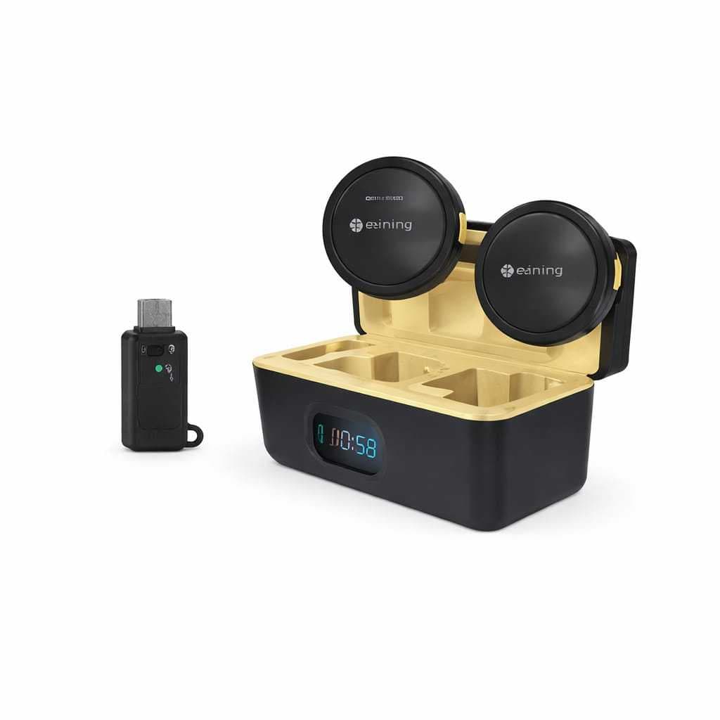 Microfone De Lapela Sem Fio Peining Pei-mkf11 Tipo-c E Ios