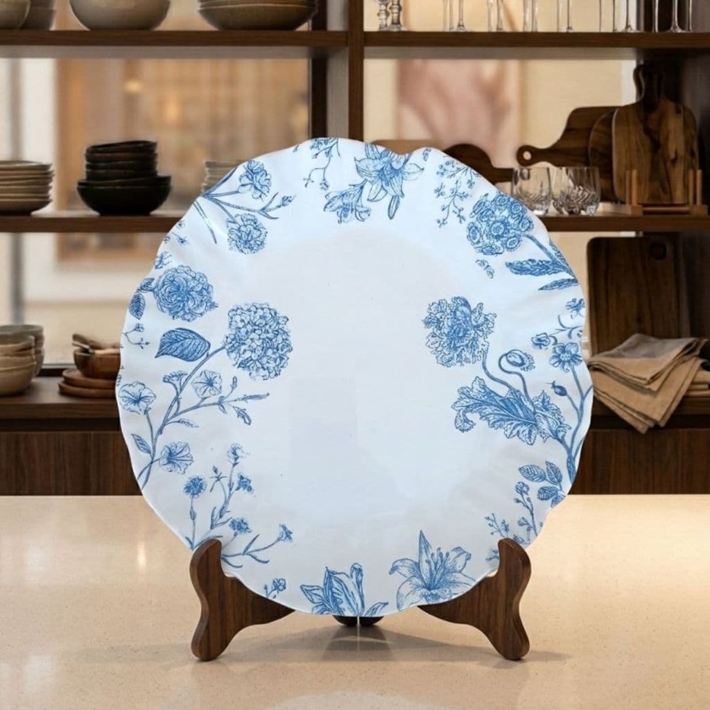 Prato de Sobremesa Scalla em Cerâmica Premium - Estilo Minimalista e Elegante