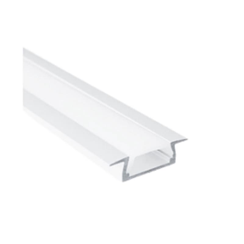 kit 18 metros perfil de Led  40mm embutir 1metro