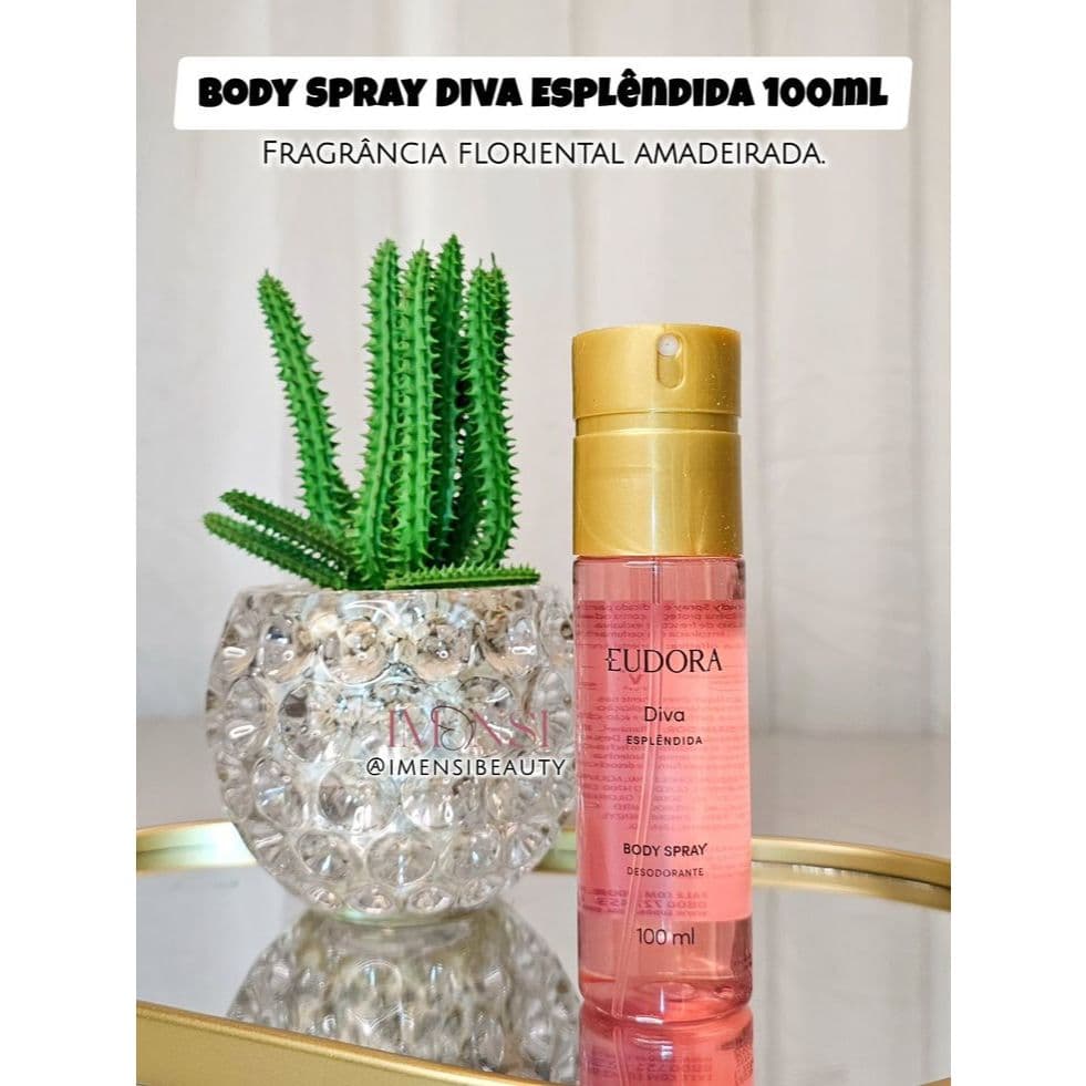 Desodorante Body Spray Diva Esplêndida 100ml - Proteção Vegana, Frescor e Fragrância Floriental
