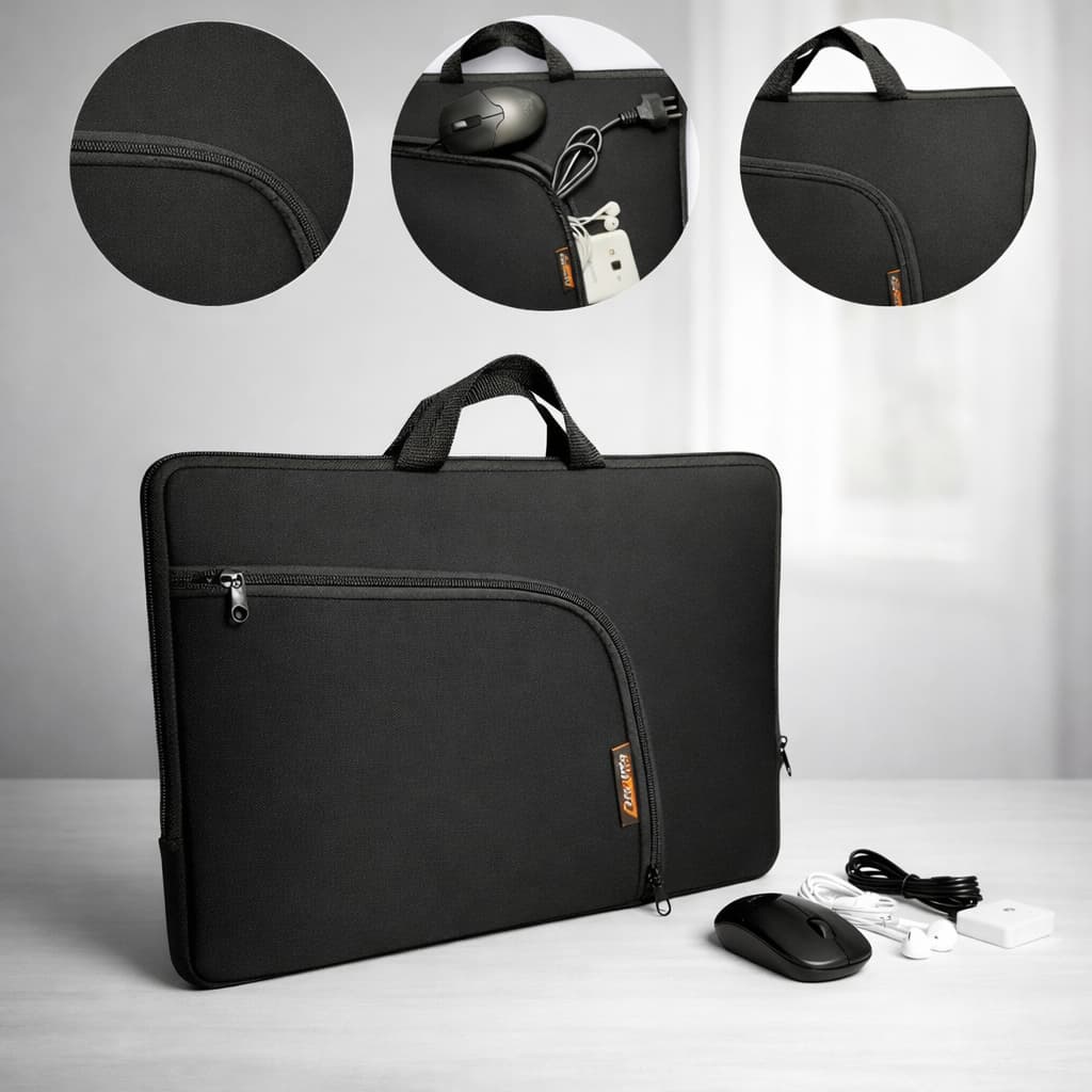Capa Case P/ Notebook C/ Bolso Externo -15.6'' 14,1'' 13,3''