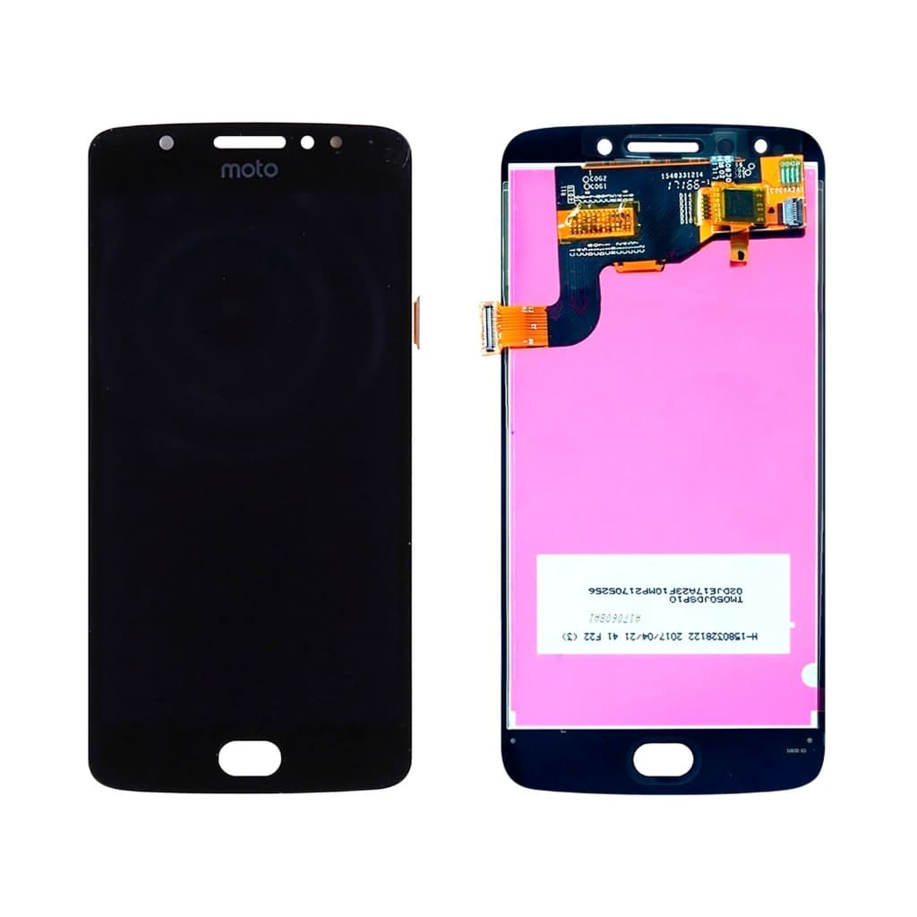 Tela Display Para Motorola Moto E4 Xt1763 Incel Sem Aro Preto Dourado Branco