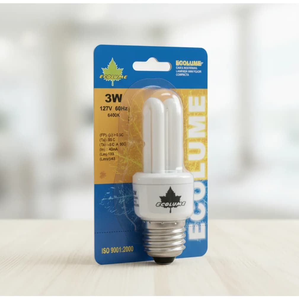 Lâmpada Mini Eletrônica 3W 127V 6400k luz branca fria